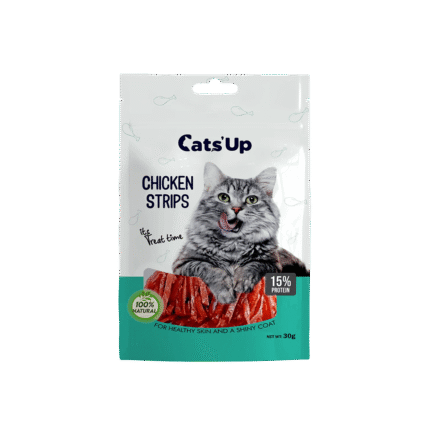 Cat?s Up Real Chicken Strips Cat Treat 30gm