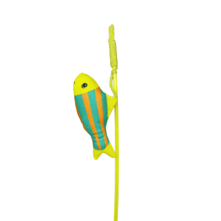 Fish Teaser Toy with Bell