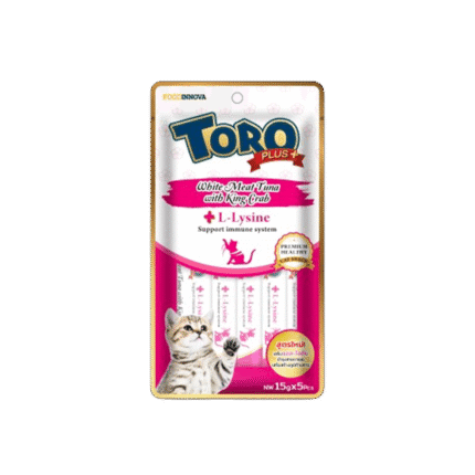 Toro Plus Creamy Treat White Meat Tuna with King Crab 75g (15gX5)