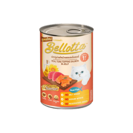 Bellotta Can Real Tuna Topping Salmon in Jelly 400gm