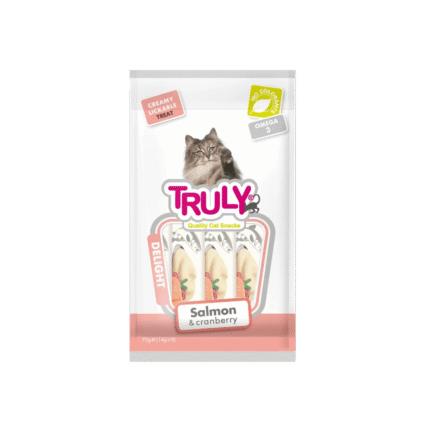 Truly Creamy Cat Treat Salmon & Cranberry 70gm (5?14gm)