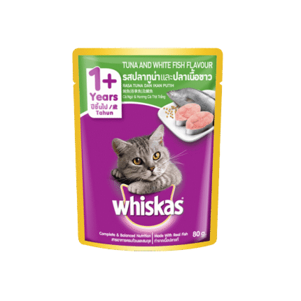 Whiskas Pouch Tuna & White Fish 80g